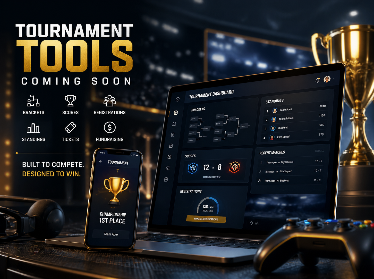 Tournament tools coming soon